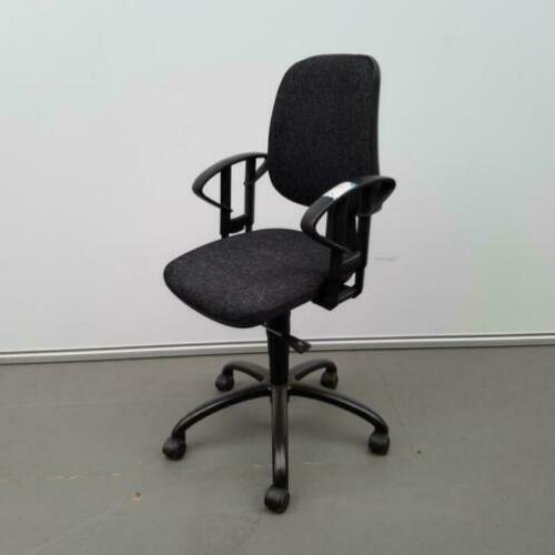 Eromes bureaustoel - zwart/grijs - nieuwe stof
