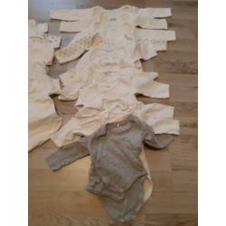 Pakket (overslag) rompers maat 50/56