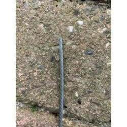 Staalkabel/draad 3 mm dik. 1 rol a100 meter