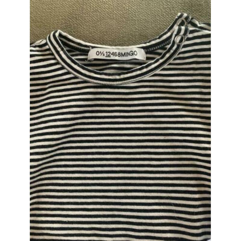 Mingo tshirt jurk 1-2 jaar