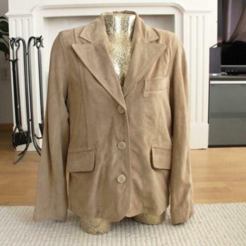 Mooie Suede River Woods Jas (Maat 42) winterjas