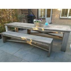 Tuintafel steigerhout merk Jorg