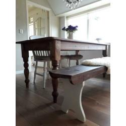 Oude bank / tafel (nuzzelspul)
