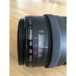 Canon EOS 35-105 full frame objectief met glazen lenzen