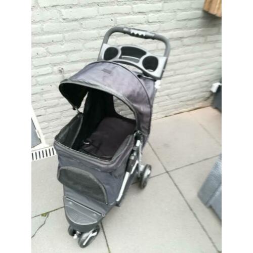 Hondenbuggy / kattenbuggy zwart. Nieuw.