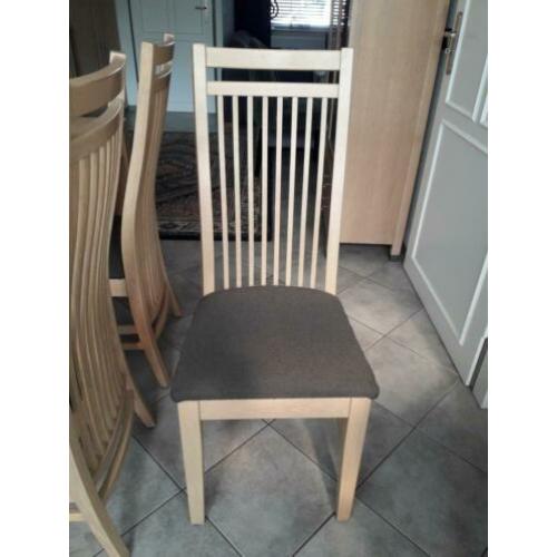 Eetkamerstoelen van eikenhout (6 stuks)