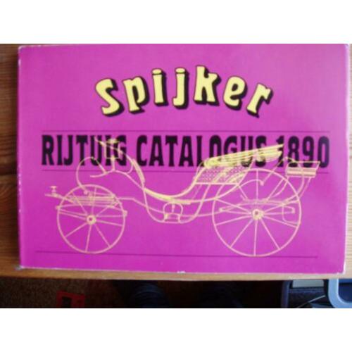 Spijker. Rijtuig catalogus 1890.