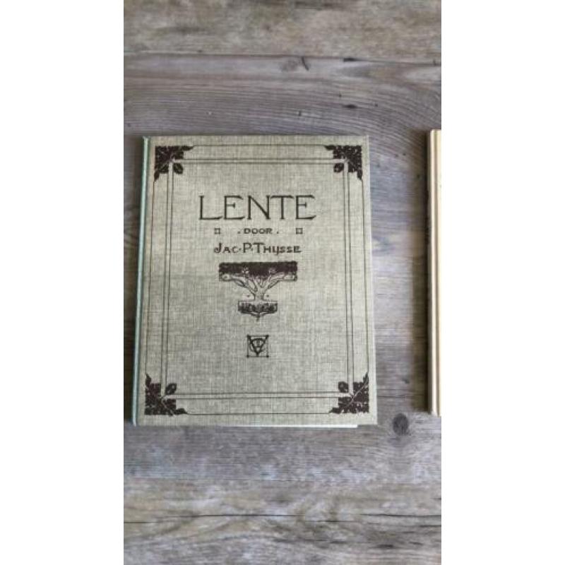 Boeken van Jac. P. Thijsse. Lente zomer herfst winter