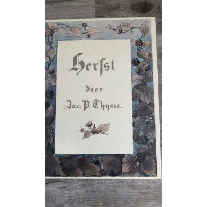 Boeken van Jac. P. Thijsse. Lente zomer herfst winter