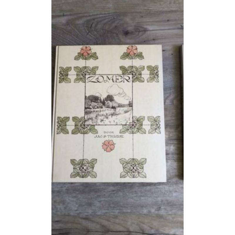 Boeken van Jac. P. Thijsse. Lente zomer herfst winter