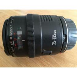 Canon EOS 35-105 full frame objectief met glazen lenzen