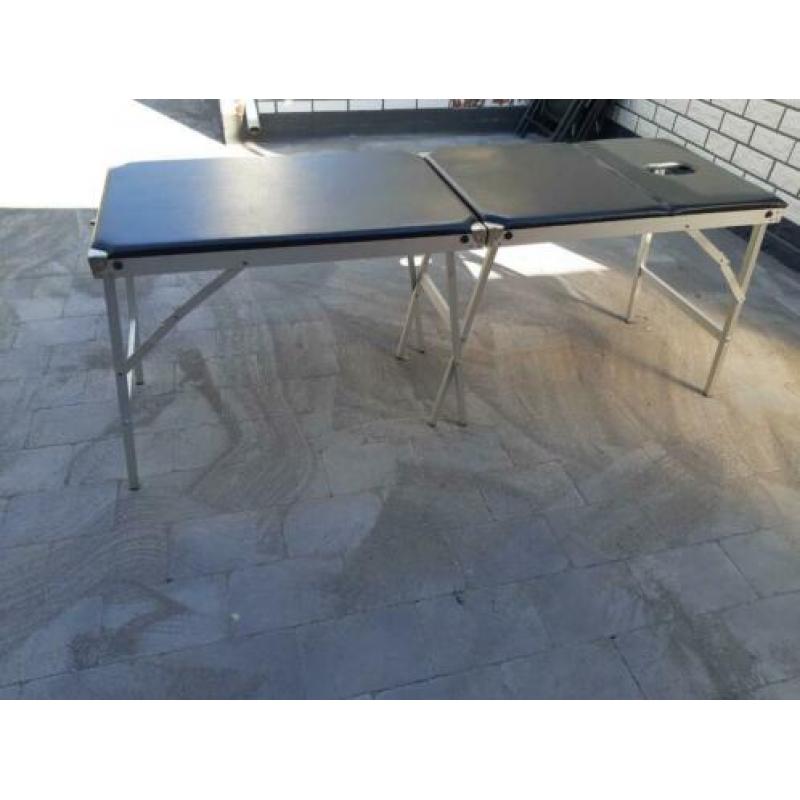 Inklapbare massage tafel