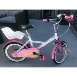 Meisjes fiets 16inch Decathlon Nieuwstaat