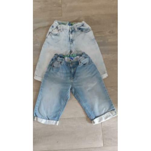 2 shorts/ korte broeken 158 slimfit WE