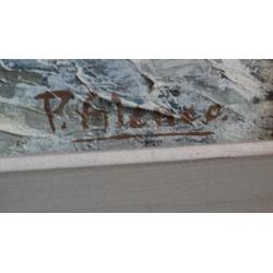 P. Alenco winters straatzicht.