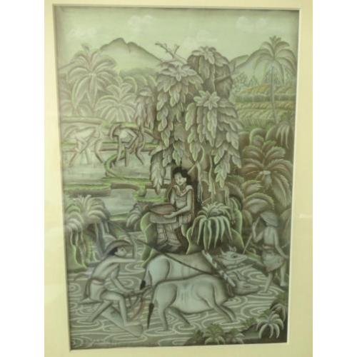 aquarel indonesie
