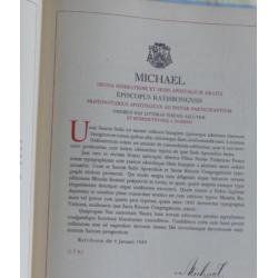 Missale Romanum altaarmissaal 1943 Ratisbonae