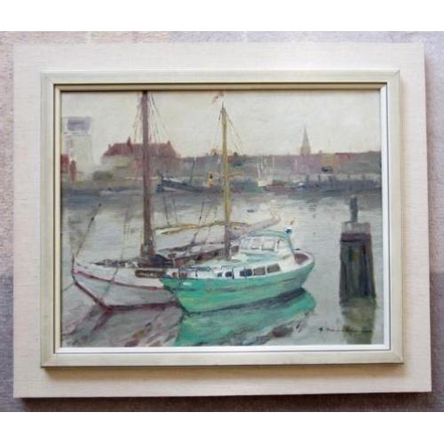 ===haventje =Georg Hambüchen 1901-1971=Scheveningen ? ===