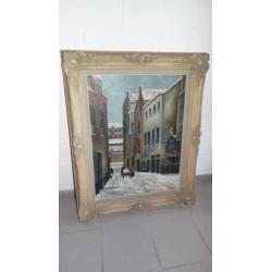 P. Alenco winters straatzicht.