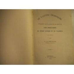 933. Antiek boek Bijbel tweesprong 1865 Ten Kate Amsterdam