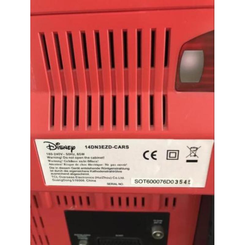 Disney Cars televisie rood