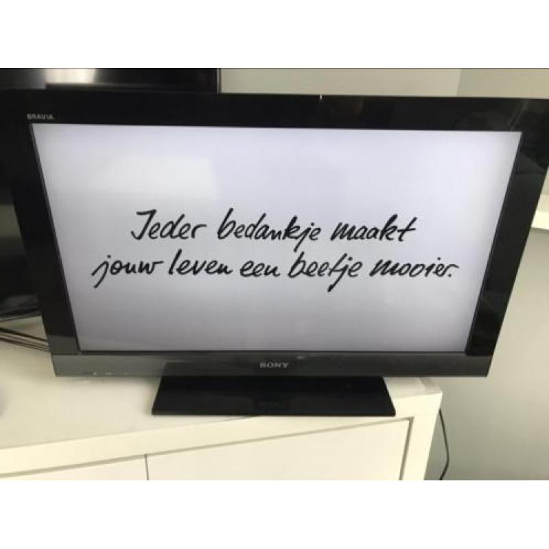 Sony Bravia: FullHD Lcd tv, 32inch, 4x HDMI! 100% Goed!