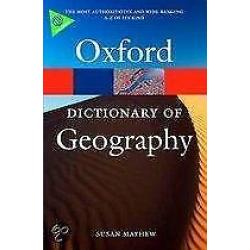 Dict Of Geography 4e Oprncs P 9780199231805