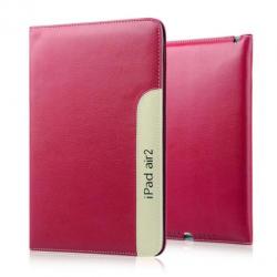Smart Hoes voor iPad Air 1/2 en iPad 2017_ Rozerood