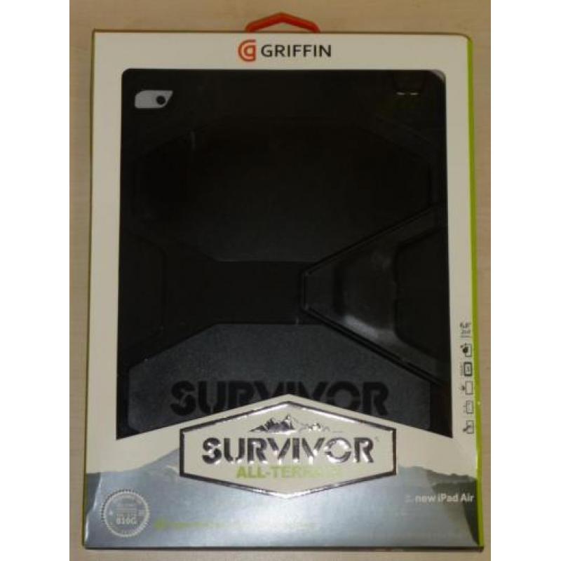 Griffin Survivor Apple iPad Air 2 hoes zwart Extreme Case