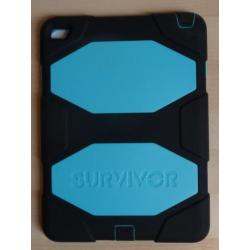 Griffin Survivor Apple iPad 2017-2018 hoes zwart-licht blauw