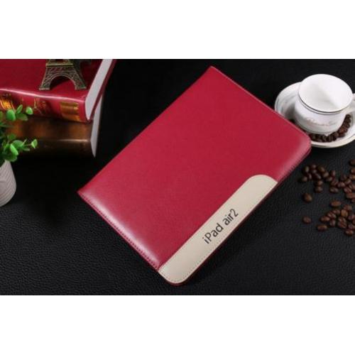 Smart Hoes voor iPad Air 1/2 en iPad 2017_ Rozerood
