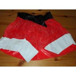 Kerstman pak met cape en masker en muts