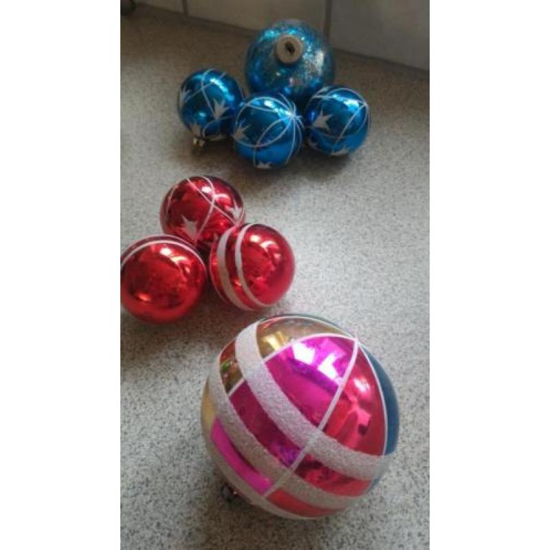 Oude kerstballen