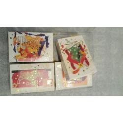 Kerst - mini kaartjes x 100 stuks
