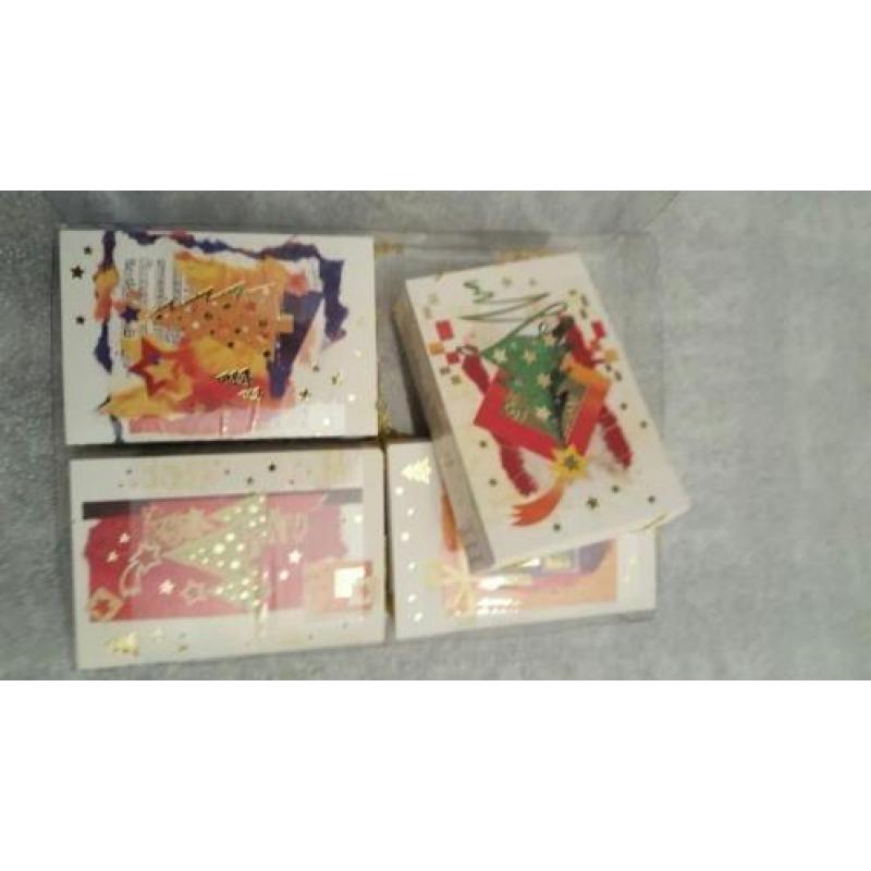 Kerst - mini kaartjes x 100 stuks
