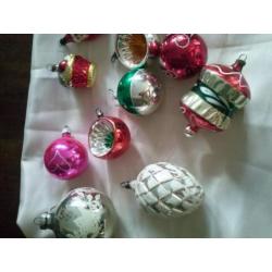 Antieke Kerst ballen 11 stuks 1 koop bieden