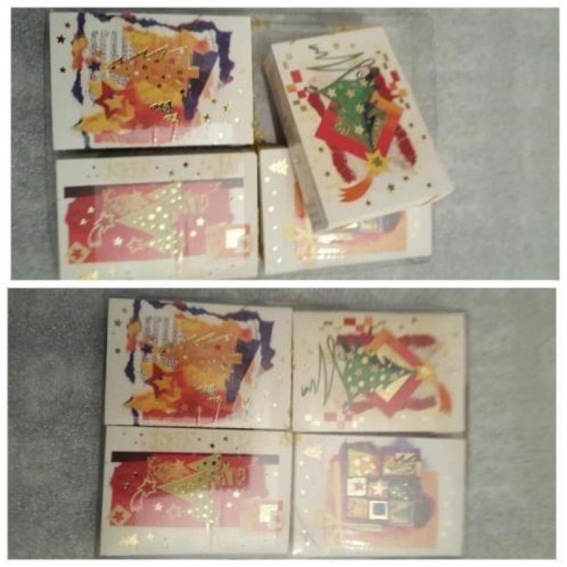 Kerst - mini kaartjes x 100 stuks