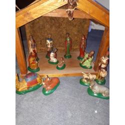 Grote kerst kribbe