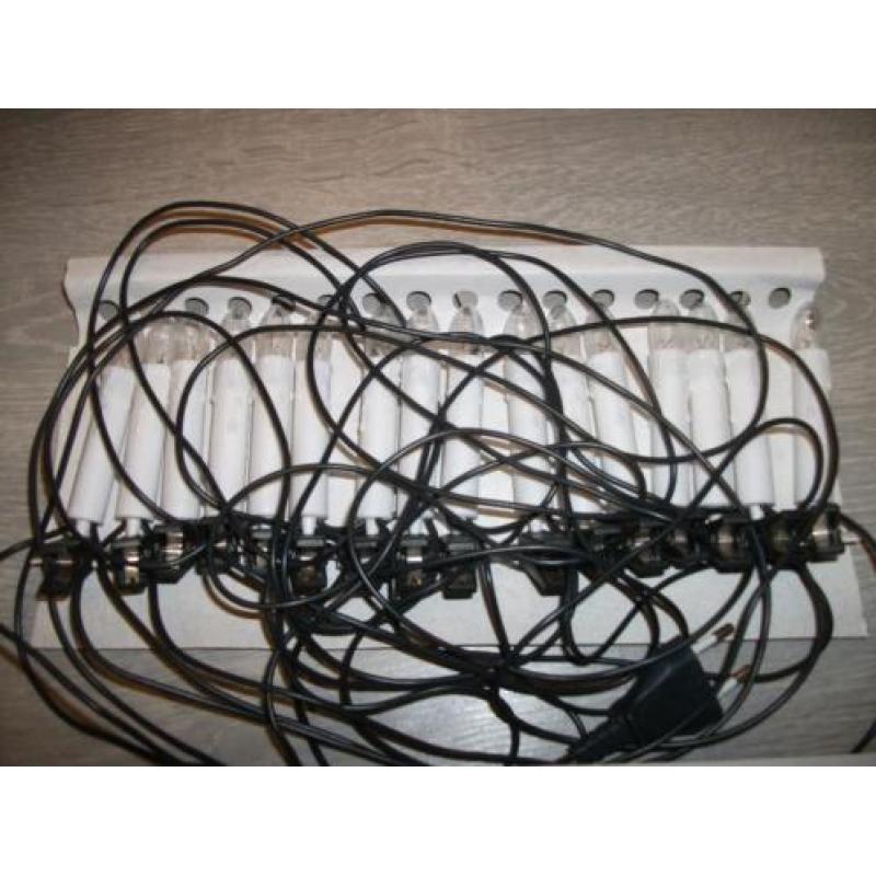 Partij Kaarsverlichting 17 x 16 Lampjes met clip /kerst 17 x