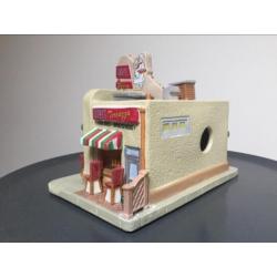 Lemax Village Collection Tonys Pizza Palace Kersthuisje