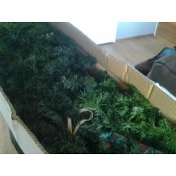 Hele mooie kunst kerstboom van intratuin 1.80 hoog