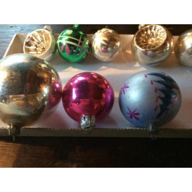 antieke kerstballen