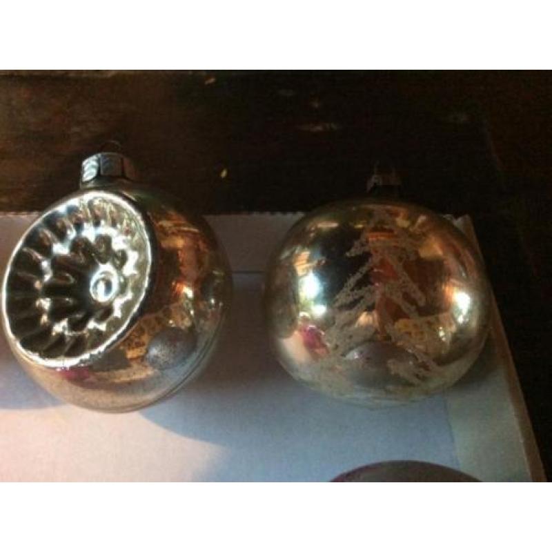 antieke kerstballen