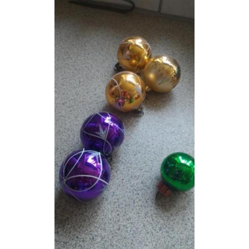 Oude kerstballen