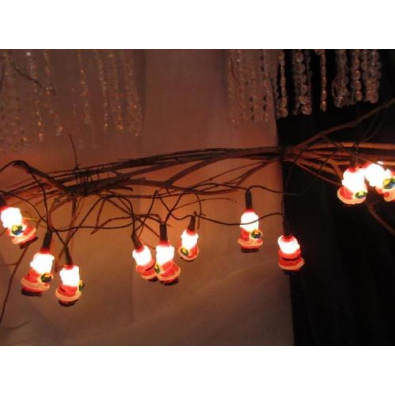 kerstmannetjes snoerverlichting sfeerlicht