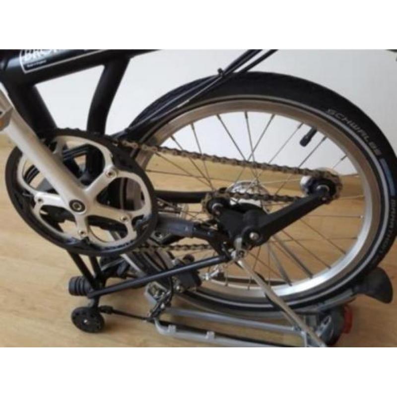 Brompton, 6 versnellingen, naafdynamo, Ortlieb tas