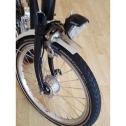 Brompton, 6 versnellingen, naafdynamo, Ortlieb tas