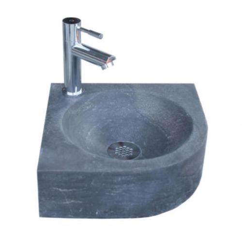 Fontein Sanilux Rondo Hardsteen 30x30x10cm Kwartrond met ...