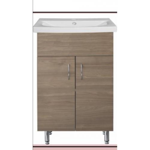 Nieuw badmeubel (wastafelmeubel) select eiken of wit