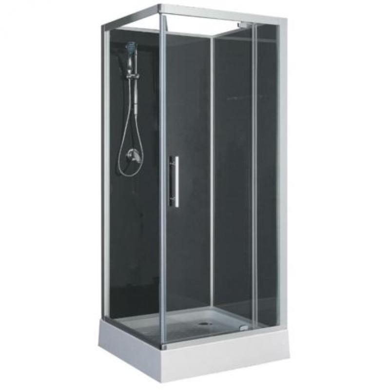 Douchecabine 80x80 - x, complete, hoekinstap, ifix, met